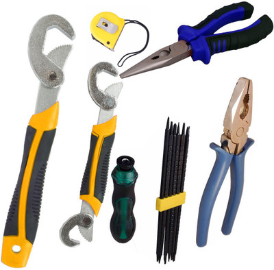 

Asraw Hand Tool Kit(6 Tools), Multicolor