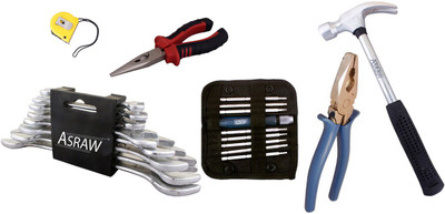 

Asraw Hand Tool Kit(14 Tools), Multicolor