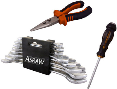 

Asraw Hand Tool Kit(11 Tools), Multicolor