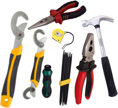 

Asraw Hand Tool Kit(7 Tools), Multicolor