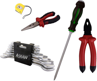 

Asraw Hand Tool Kit(13 Tools), Multicolor