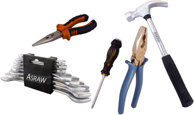 

Asraw Hand Tool Kit(13 Tools), Multicolor