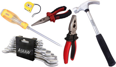 

Asraw Hand Tool Kit(14 Tools), Multicolor