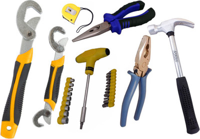 

Asraw Hand Tool Kit(7 Tools), Multicolor