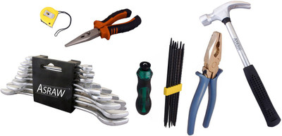 

Asraw Hand Tool Kit(14 Tools), Multicolor