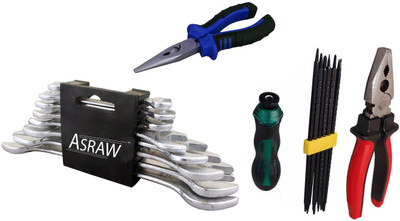 

Asraw Hand Tool Kit(12 Tools), Multicolor