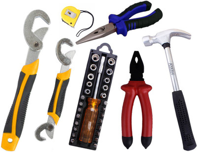 

Asraw Hand Tool Kit(7 Tools), Multicolor