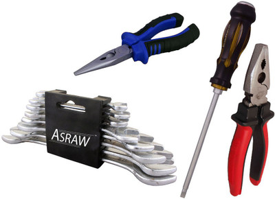 

Asraw Hand Tool Kit(12 Tools), Multicolor