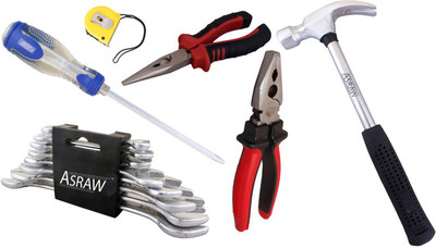 

Asraw Hand Tool Kit(14 Tools), Multicolor