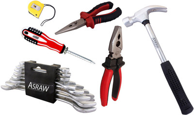 

Asraw Hand Tool Kit(14 Tools), Multicolor