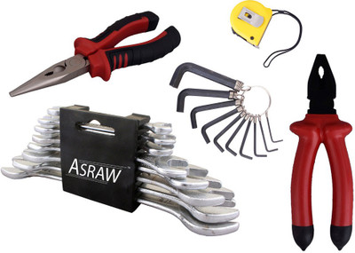 

Asraw Hand Tool Kit(13 Tools), Multicolor