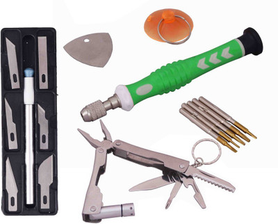 

Asraw Hand Tool Kit(5 Tools), Green
