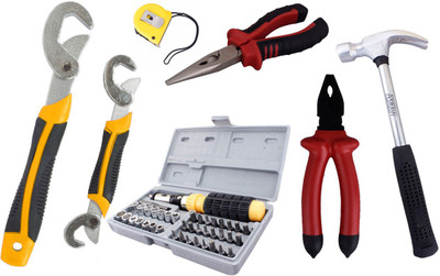 Asraw Hand Tool Kit(7 Tools), Multicolor