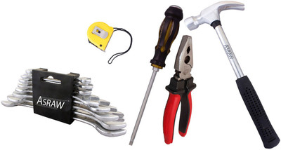 

Asraw Hand Tool Kit(13 Tools), Multicolor