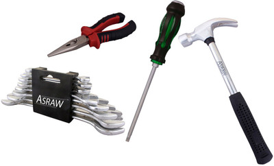 

Asraw Hand Tool Kit(12 Tools), Multicolor