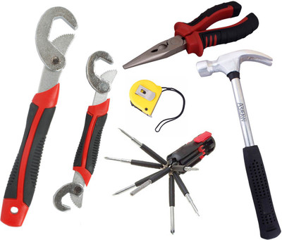 

Asraw Hand Tool Kit(6 Tools), Multicolor