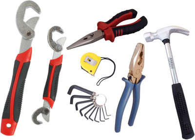 

Asraw Hand Tool Kit(7 Tools), Multicolor