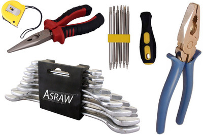

Asraw Hand Tool Kit(13 Tools), Multicolor