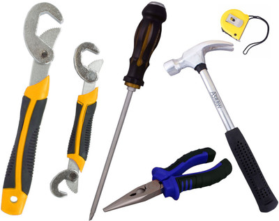 

Asraw Hand Tool Kit(6 Tools), Multicolor