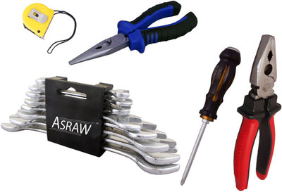 

Asraw Hand Tool Kit(13 Tools), Multicolor