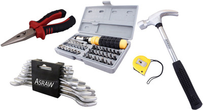 

Asraw Hand Tool Kit(13 Tools), Multicolor