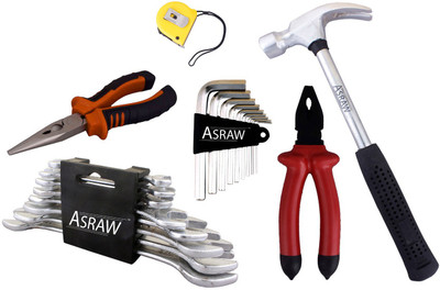 

Asraw Hand Tool Kit(14 Tools), Multicolor