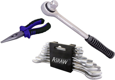

Asraw Hand Tool Kit(11 Tools), Multicolor