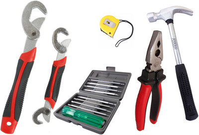

Asraw Hand Tool Kit(6 Tools), Multicolor
