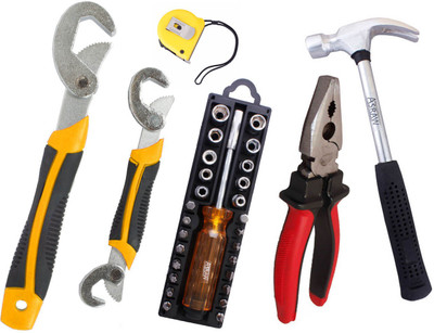 

Asraw Hand Tool Kit(6 Tools), Multicolor