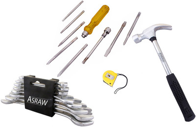 

Asraw Hand Tool Kit(12 Tools), Multicolor