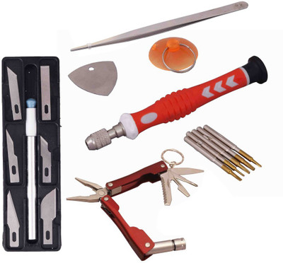 

Asraw Hand Tool Kit(6 Tools), Red