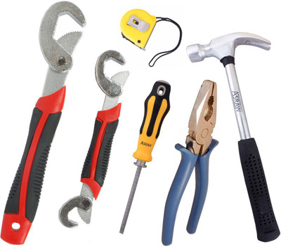 

Asraw Hand Tool Kit(6 Tools), Multicolor