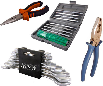 

Asraw Hand Tool Kit(12 Tools), Multicolor