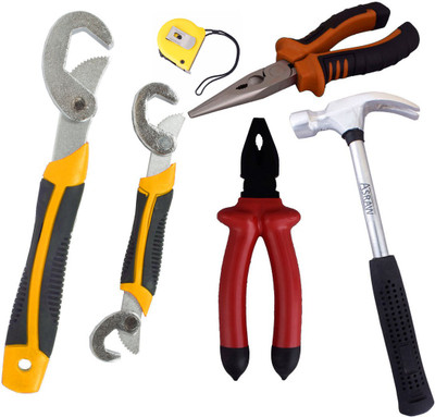 

Asraw Hand Tool Kit(6 Tools), Multicolor