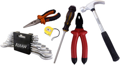 

Asraw Hand Tool Kit(14 Tools), Multicolor