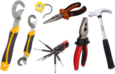 

Asraw Hand Tool Kit(7 Tools), Multicolor