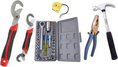 

Asraw Hand Tool Kit(6 Tools), Multicolor