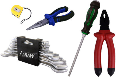 

Asraw Hand Tool Kit(13 Tools), Multicolor