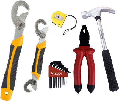 

Asraw Hand Tool Kit(6 Tools), Multicolor