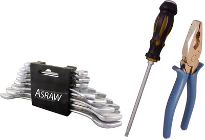 

Asraw Hand Tool Kit(11 Tools), Multicolor