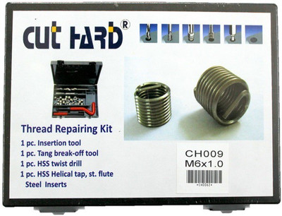 

Cuthard Thread Repair Helical Insert Kit Hand Tool Kit(29 Tools), Red/blue