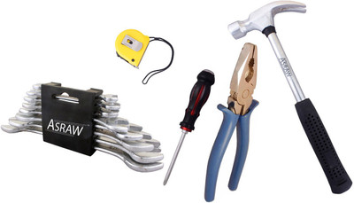 

Asraw Hand Tool Kit(13 Tools), Multicolor