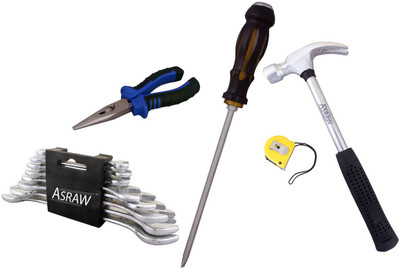 

Asraw Hand Tool Kit(13 Tools), Multicolor