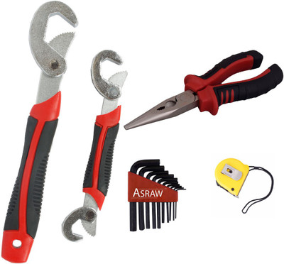 

Asraw Hand Tool Kit(5 Tools), Multicolor