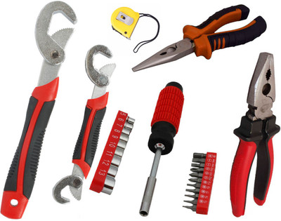 

Asraw Hand Tool Kit(6 Tools), Multicolor