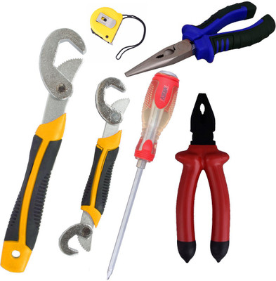 

Asraw Hand Tool Kit(6 Tools), Multicolor