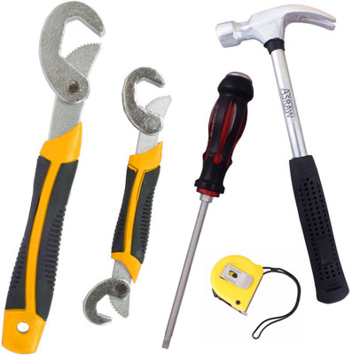 

Asraw Hand Tool Kit(5 Tools), Multicolor