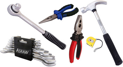 

Asraw Hand Tool Kit(14 Tools), Multicolor