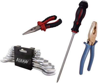 

Asraw Hand Tool Kit(12 Tools), Multicolor