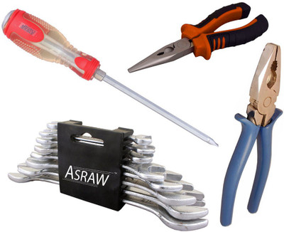 

Asraw Hand Tool Kit(12 Tools), Multicolor